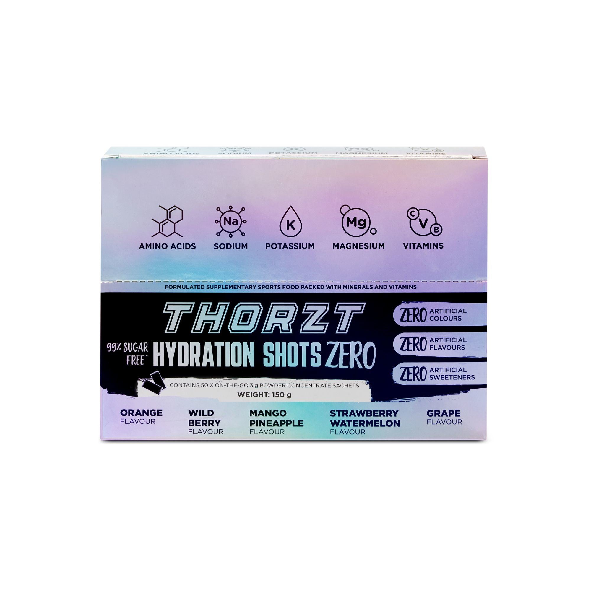 Thorzt Sugar Free Hydration Shots Box 50
