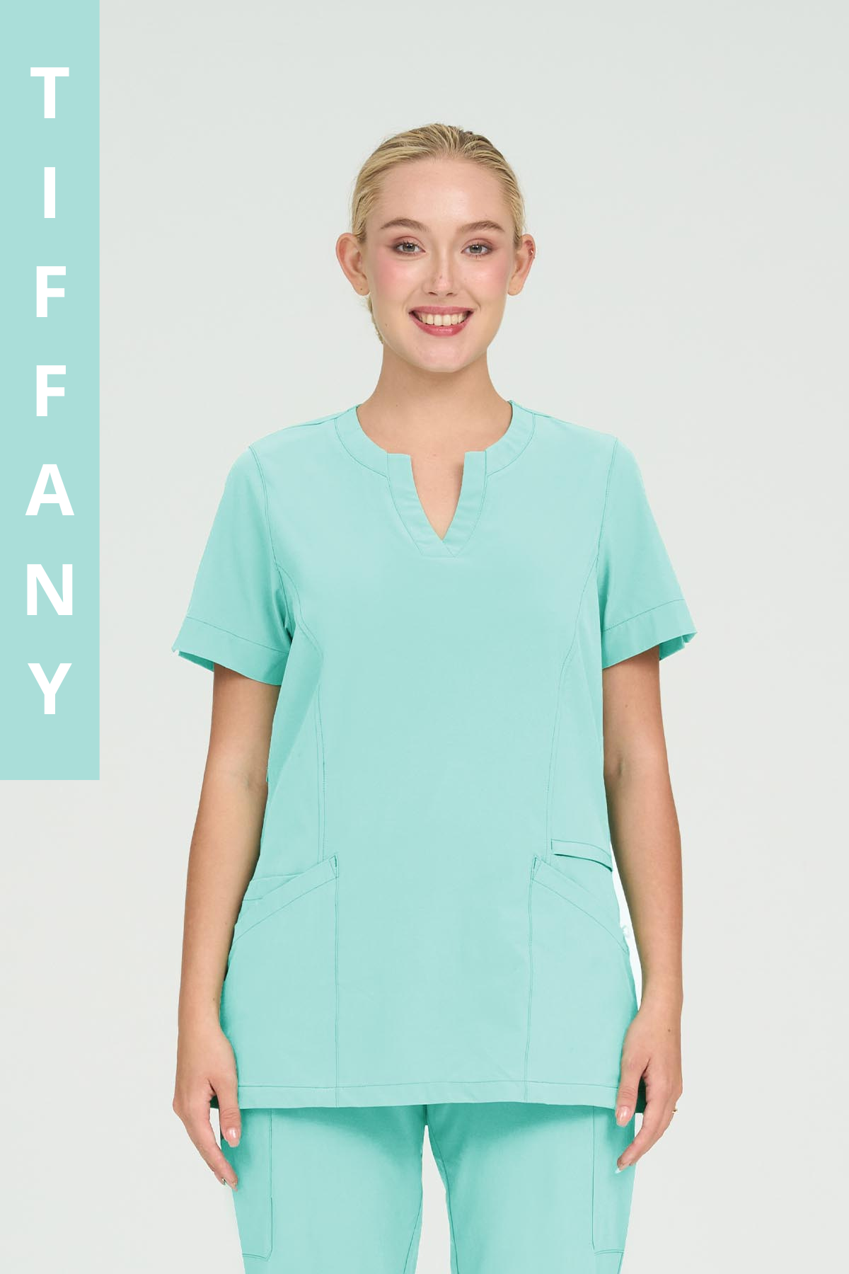 City Collection Ellen 5 Pocket Scrub Top