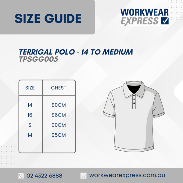 Terrigal Public School Unisex Cooldry Polo