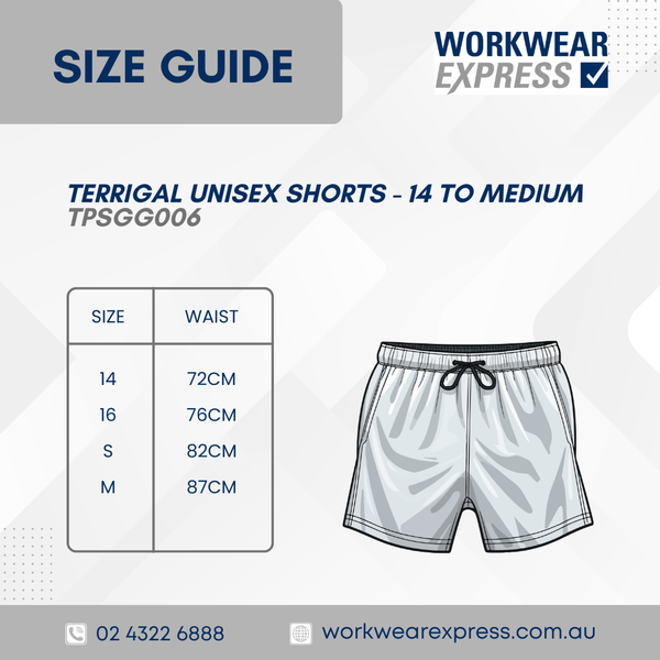 Terrigal Public School Unisex Stretch Microfibre Shorts