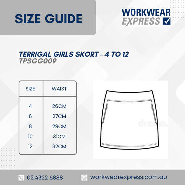 Terrigal Public School Girls Skort
