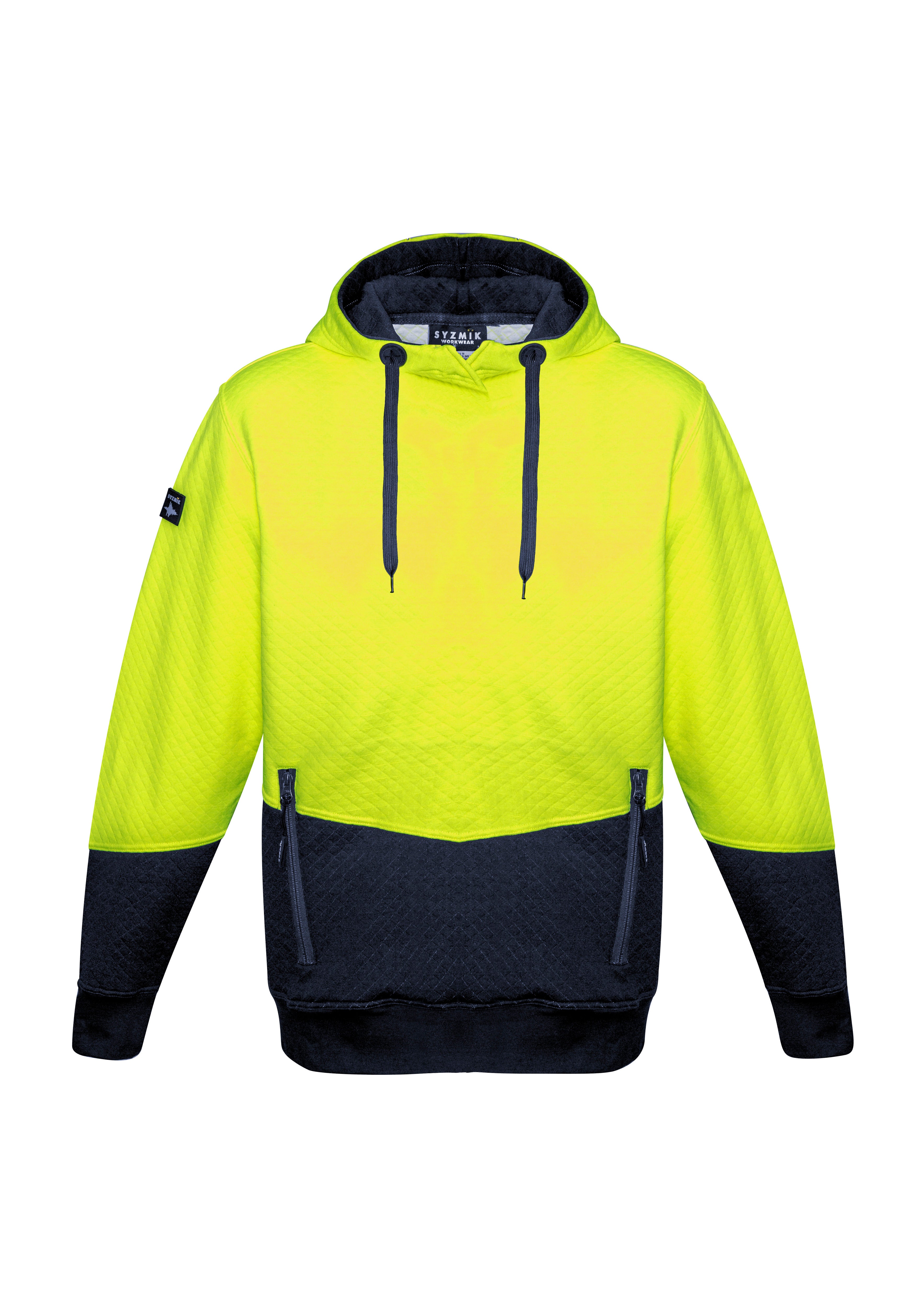 Syzmik Unisex Hi Vis Textured Jacquard Hoodie