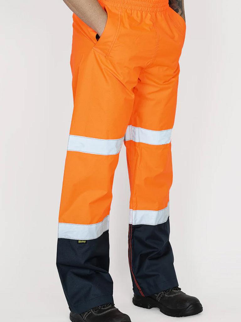 Bisley Taped Hi Vis Rain Shell Pant