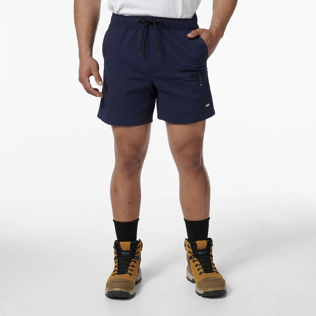 KingGee Mens Trademark Elastic Waist Short