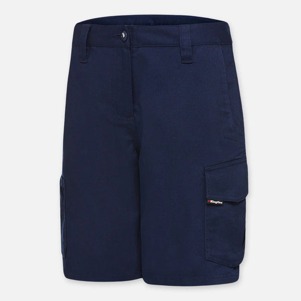 King Gee K47000 Ladies Work Cool shorts - Navy