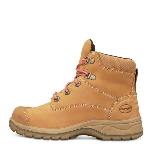 Oliver 49432z Ladies Wheat Zip Safety Boot