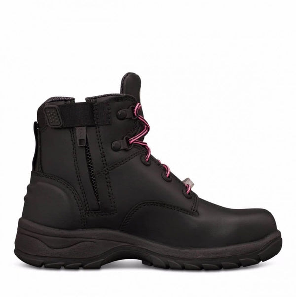 Oliver 49445z Ladies Black Zip Safety Boot