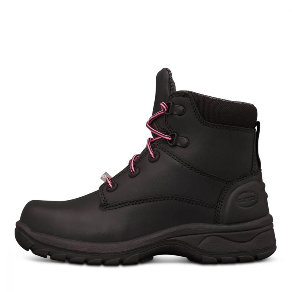 Oliver 49445z Ladies Black Zip Safety Boot