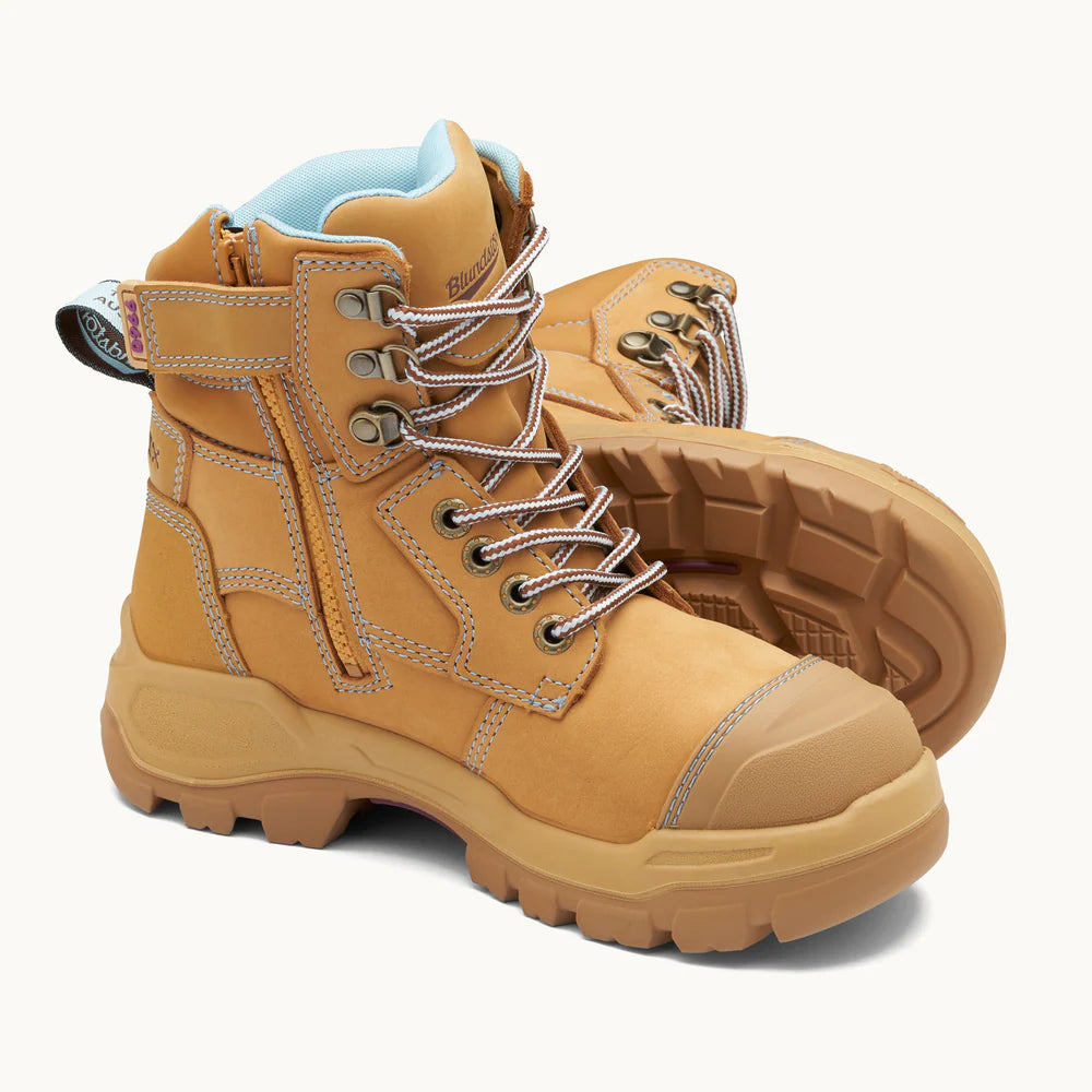 Blundstone 9960 Ladies Rotoflex 6in Zip Boot Safety Toe