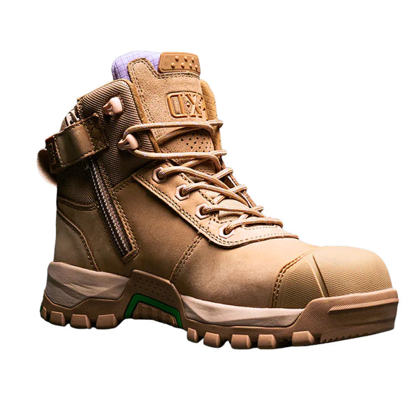 FXD WB-2W Ladies Mid Cut Zip Side Work Boot Composite Toe