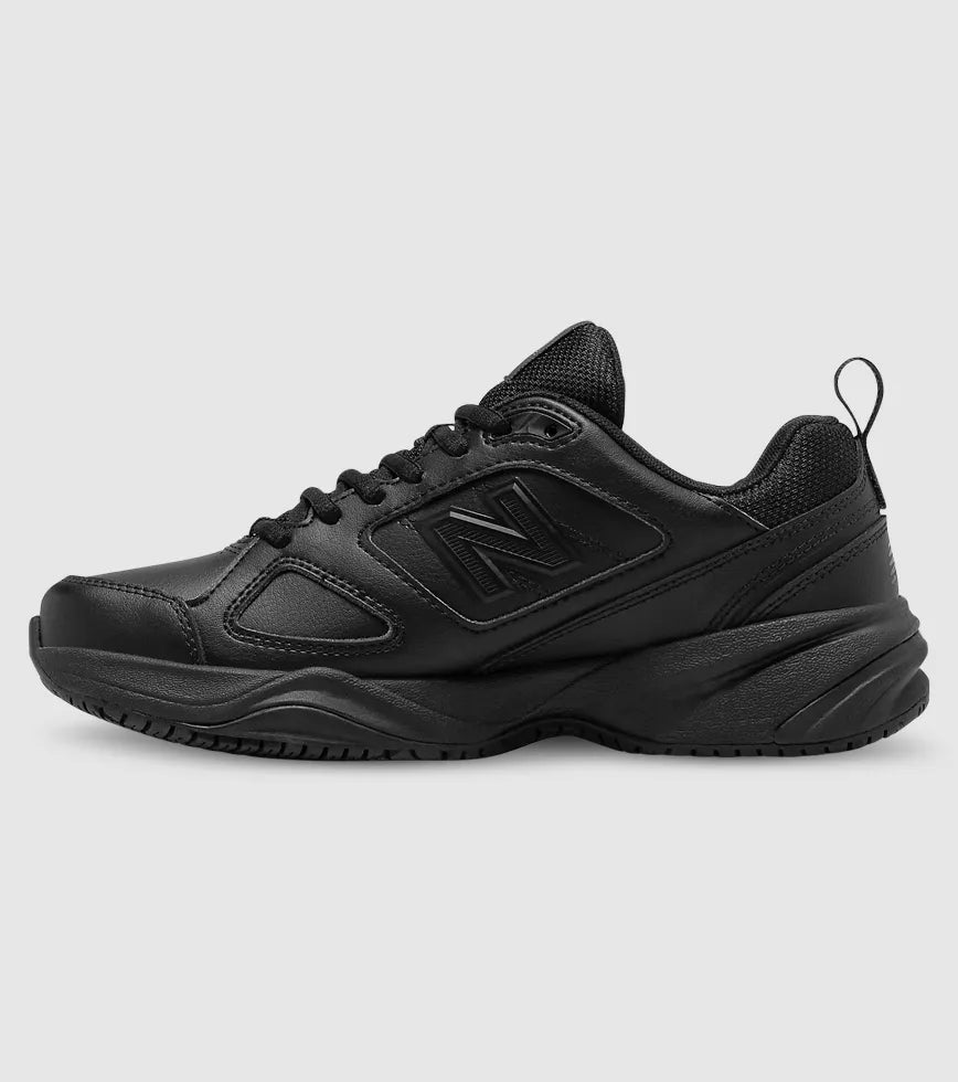 New Balance Womens 626 Leather Slip Resistant Sneaker