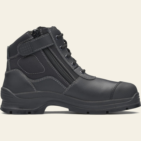 Blundstone 319 Black Side Zip Boot