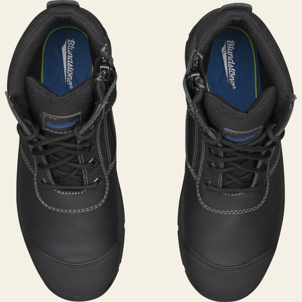 Blundstone 319 Black Side Zip Boot