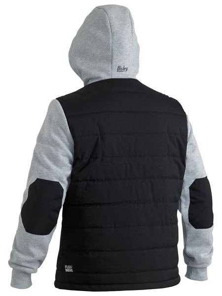 Bisley Flx & Move Contrast Puffer Fleece Hooded Jacket