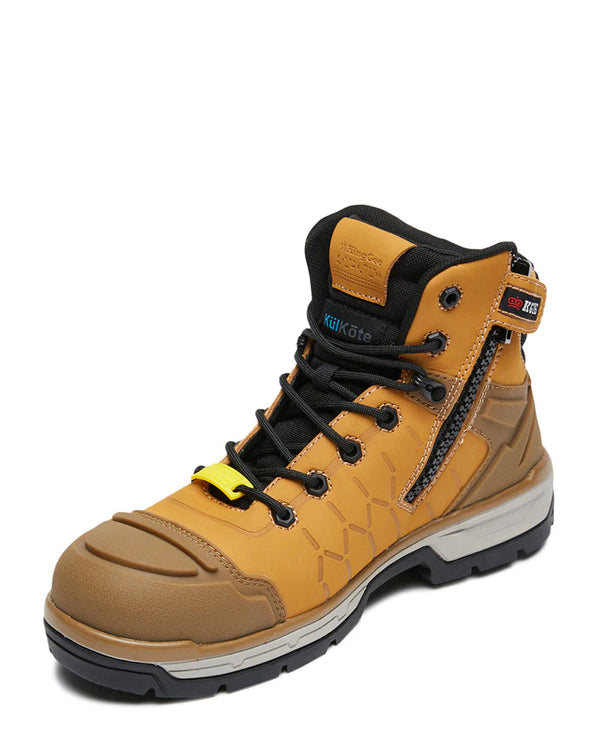 King Gee Quantum Safety Boot - Wheat/Black