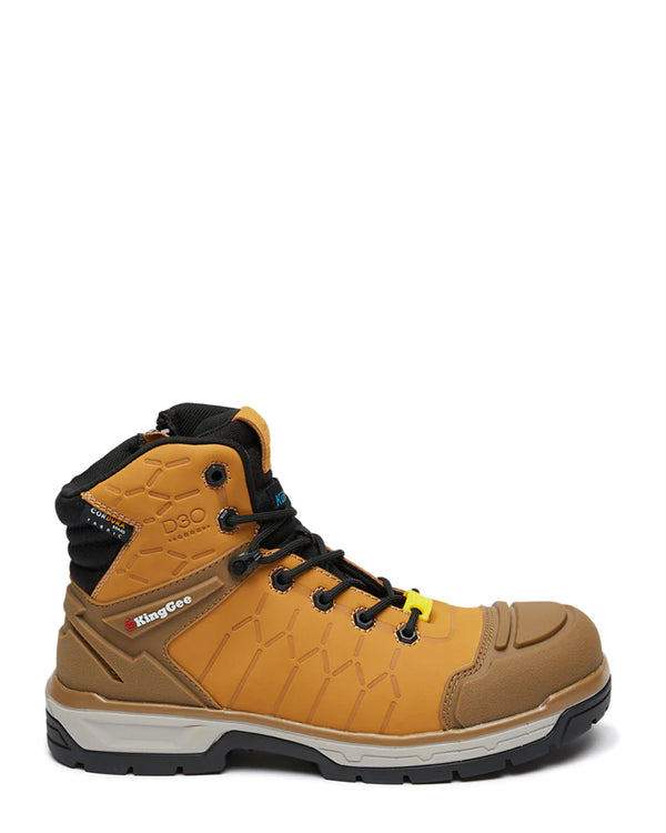 King Gee Quantum Safety Boot - Wheat/Black