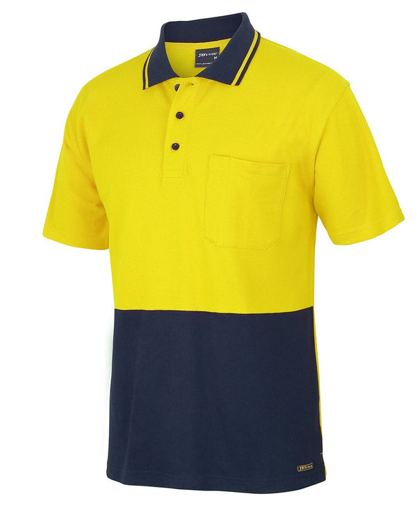 JB's Wear 6HVQS Hi Vis 100% Cotton Pique Trad Polo Shirt