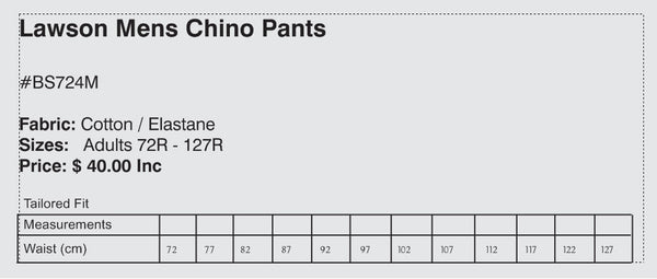 Kincumber High School Boys Chino Pants - Navy