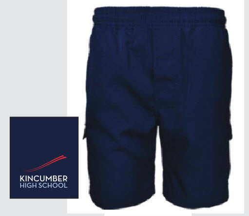 Kincumber High School Boys Cargo Shorts - Navy (Sizes 10-22)