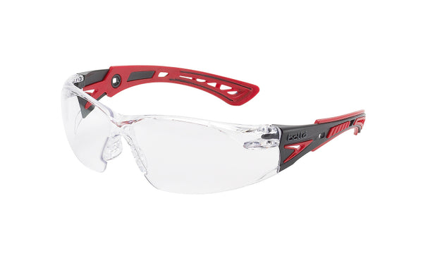 Bolle 1662301 Rush Plus Safety Glasses - Clear