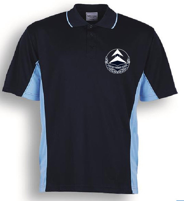 Chertsey Primary School Polo - Gugandi House (Navy/Sky Blue)