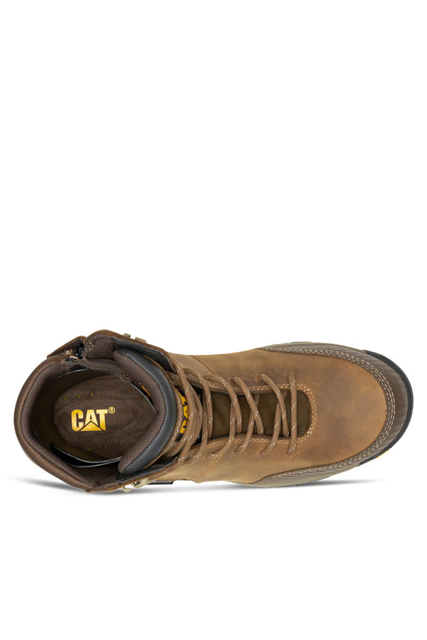 CAT Device Waterproof Composite Toe Workboot - Dark Beige