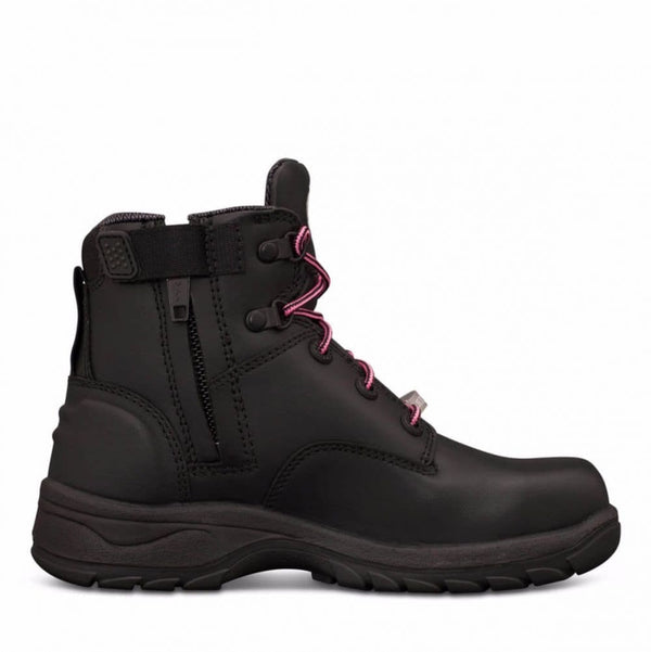 Oliver 49-445Z Ladies Zip Sided Boot - Black