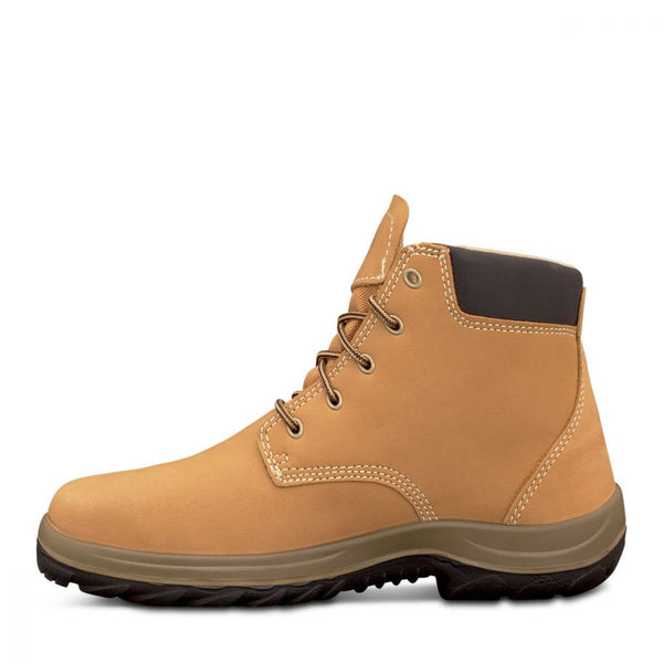 Oliver Lace Up Ankle Workboot- Wheat